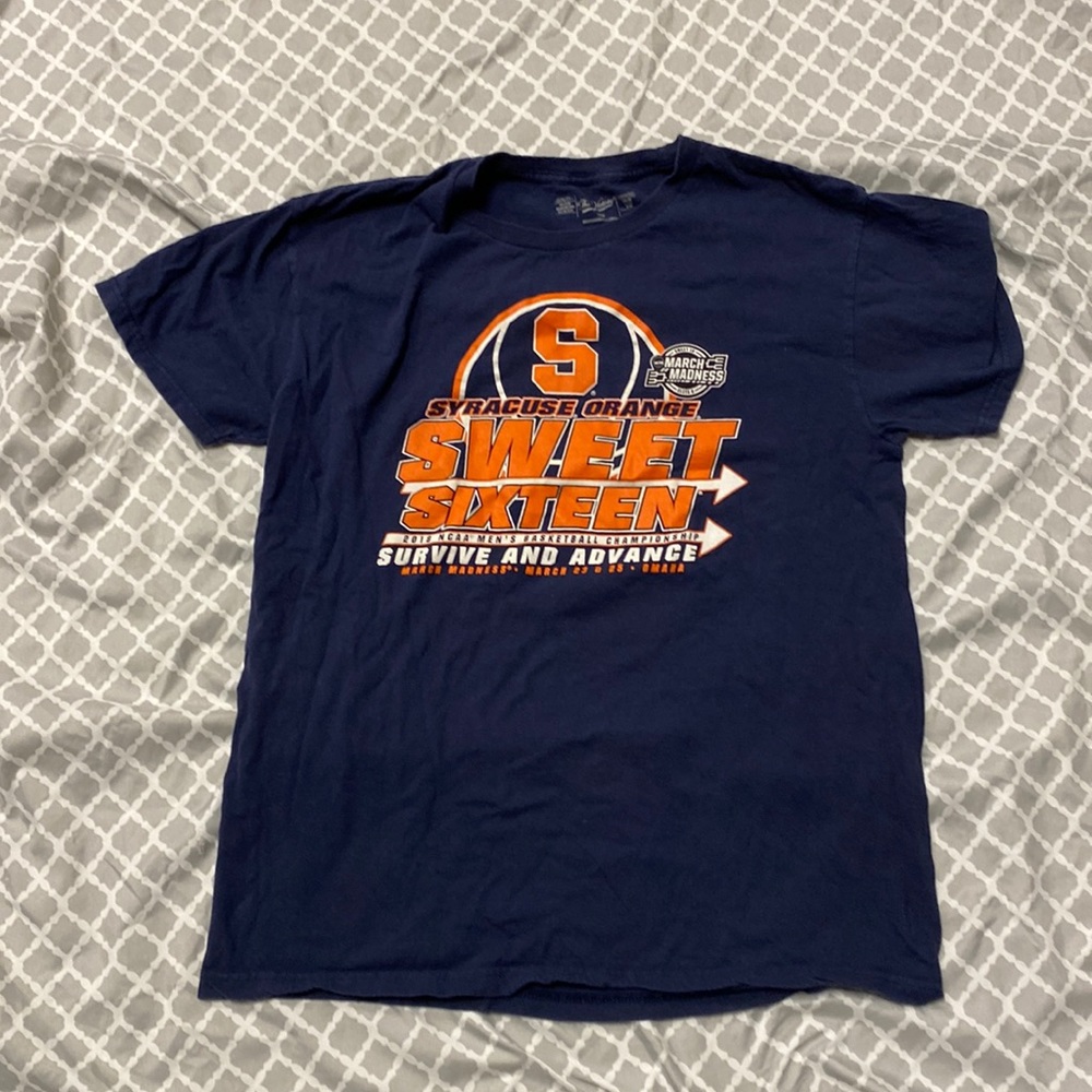 Syracuse Orange 
Sweet Sixteen 
SU. Syracuse University.
March Madness